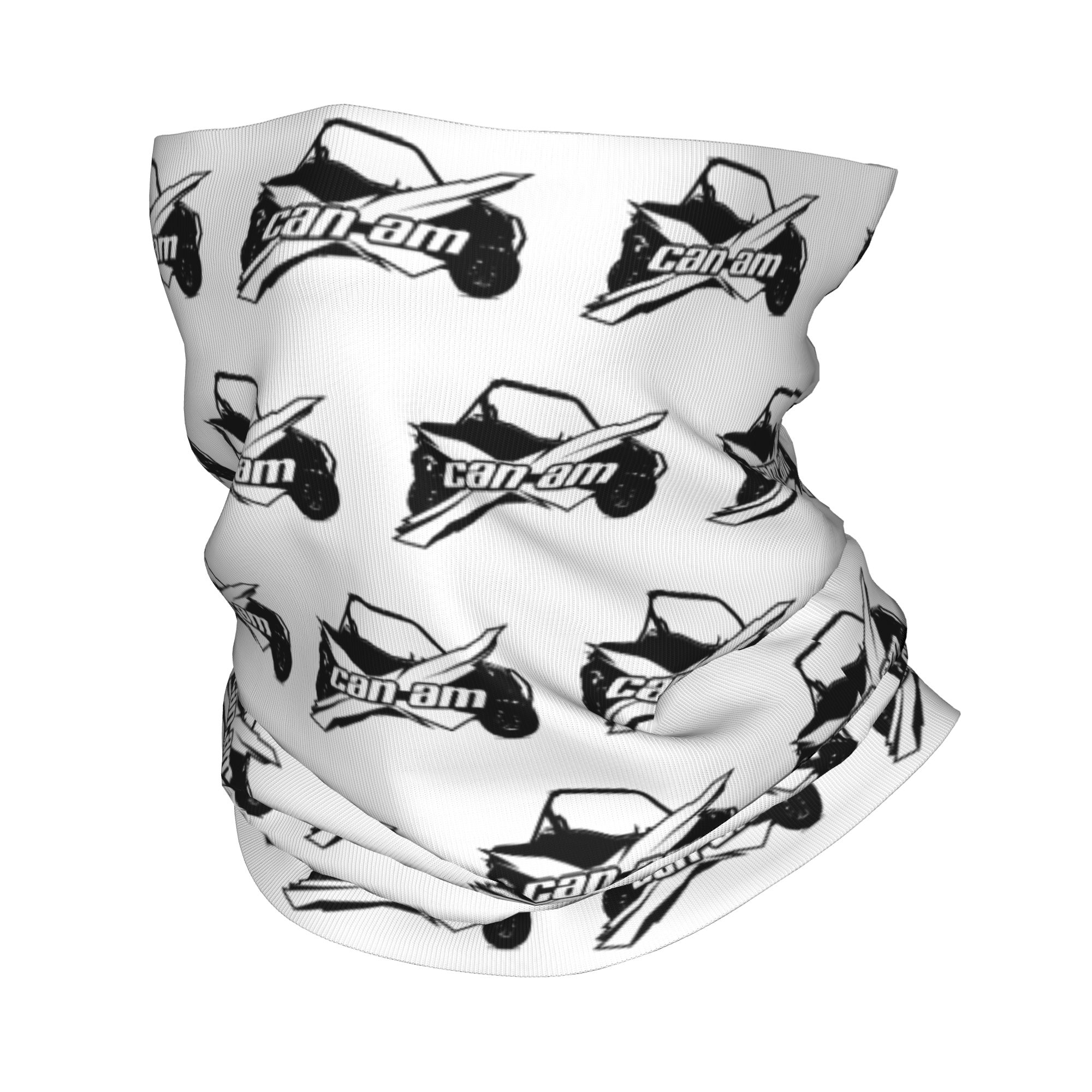 Women Fashion Logo - カスタムCan-Amバンダナウィンターネックウォーマー、女性用防風ラップフェイススカーフ、スキー、BRP、ATVロゴ、カーレース、ゲイターヘッドバンド