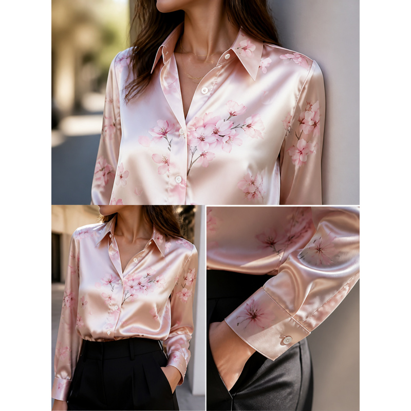 Women Top Fashion - 2026年ファッションラペルカラーロングスリーブシャツオールマッチエレガントレディース外出用トップス