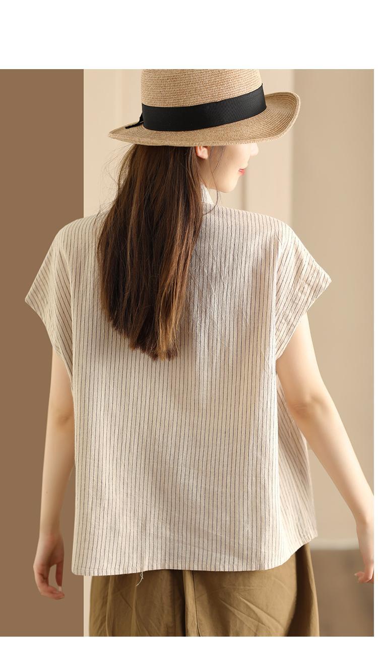 プラスサイズの女性の夏のファッション快適なブラウスノースリー - Women'S Fashion Essentials のレビューと価格