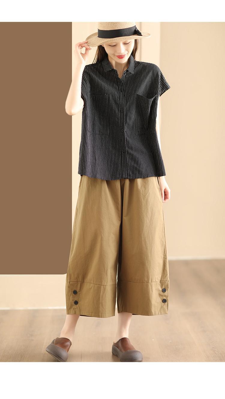 プラスサイズの女性の夏のファッション快適なブラウスノースリー - Women'S Fashion Essentials のレビューと価格