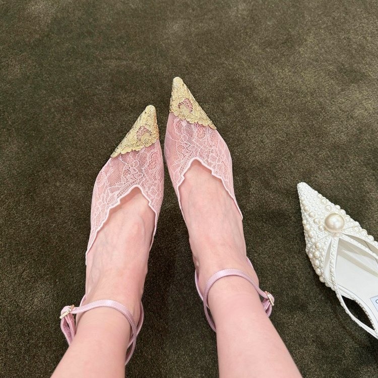 2026年ニューファッション韓国風スタイリッシュレースサンダ - Women Fashion Korean のレビューと価格