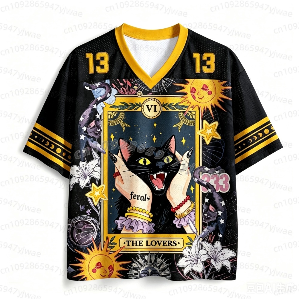 2026年 日本カップルタロット 黒猫No. 13 ジャージ - Trend Women Fashion のレビューと価格