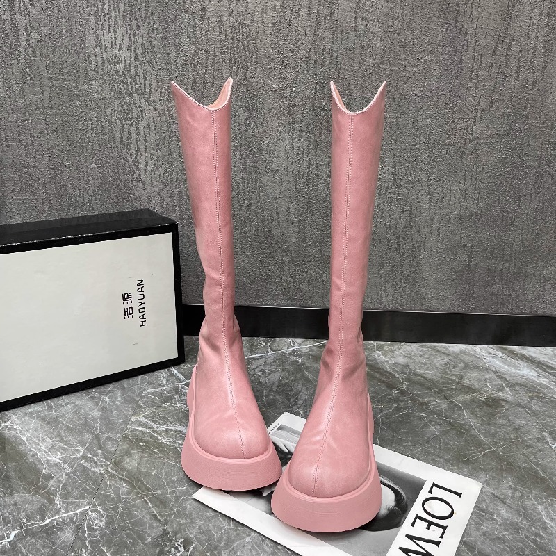 2025年秋冬ファッションジッパーデザインレジャーニーブーツ - Women'S Fashion Korea のレビューと価格