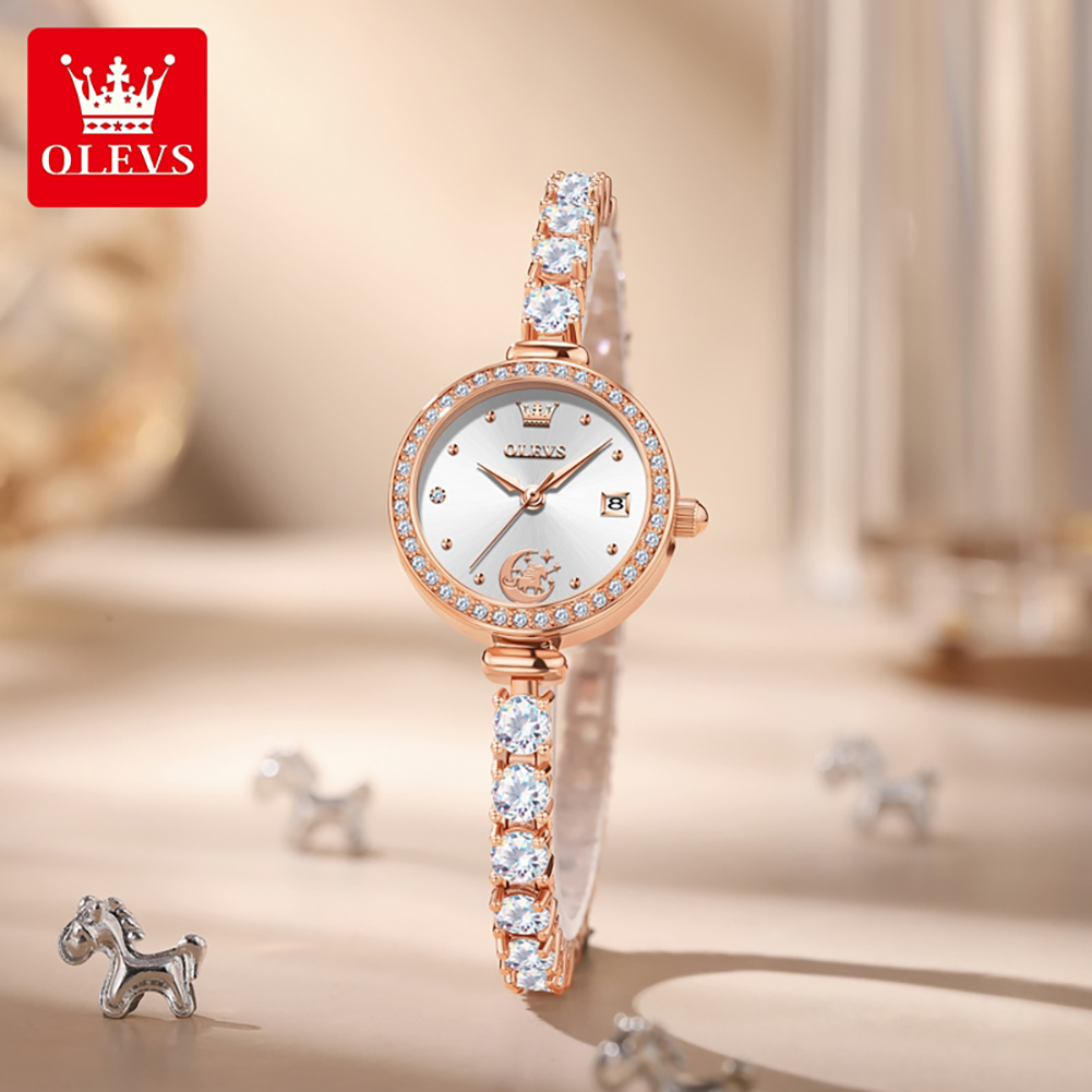 OLEVS 2998 ブランドオリジナルの本物の女性用腕時計 - Fashion Women Watch のレビューと価格