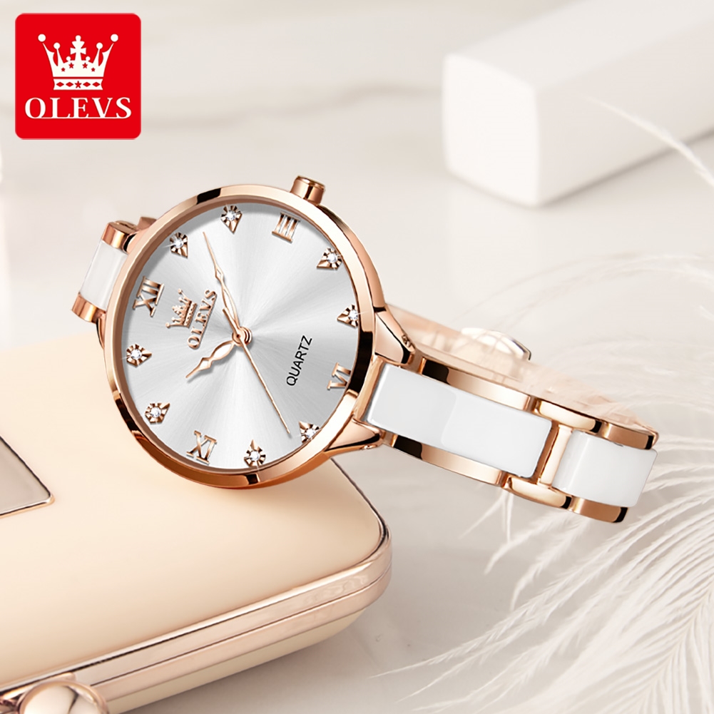 OLEVS 5872 レディース腕時計 クォーツ 防水腕時計 - Fashion Women Watch のレビューと価格
