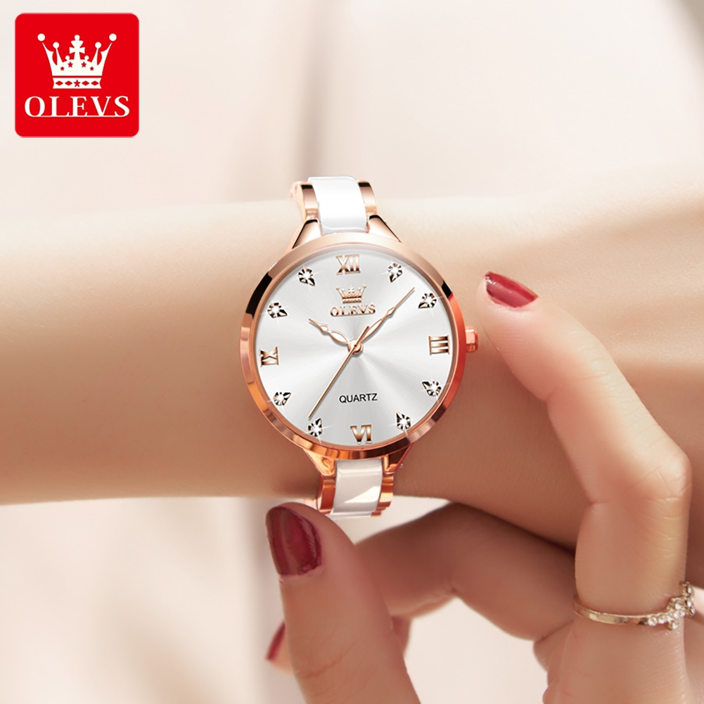 OLEVS 5872 レディース腕時計 クォーツ 防水腕時計 - Fashion Women Watch のレビューと価格