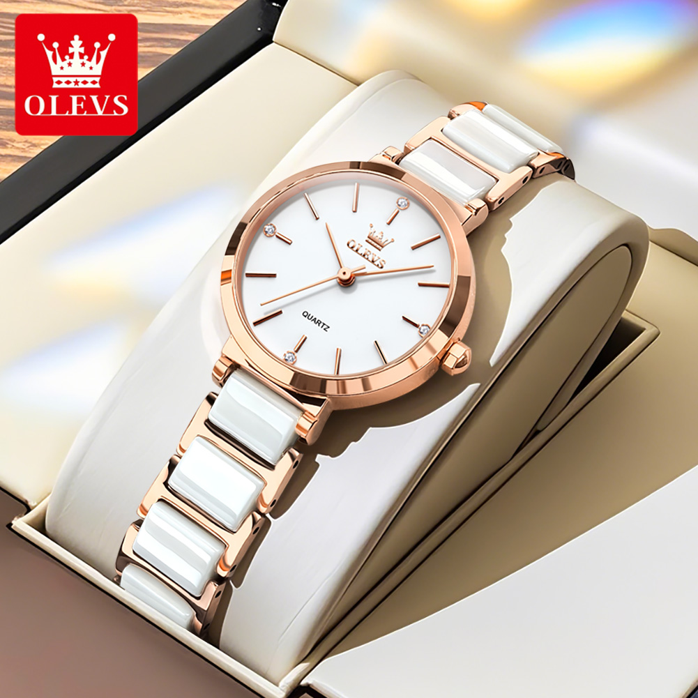 OLEVSレディース腕時計5877高級エレガントクォーツ腕時 - Fashion Women Watch のレビューと価格