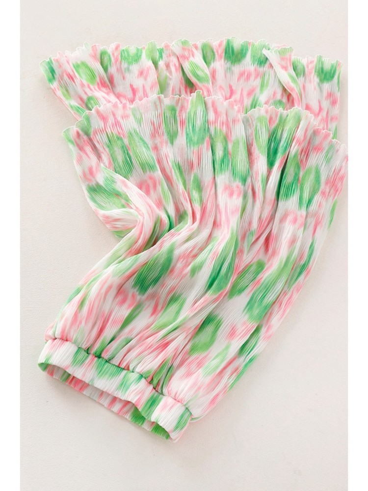 2026年ファッション スウィートフローラルプリントシフォン - Pleated Skirt Women のレビューと価格