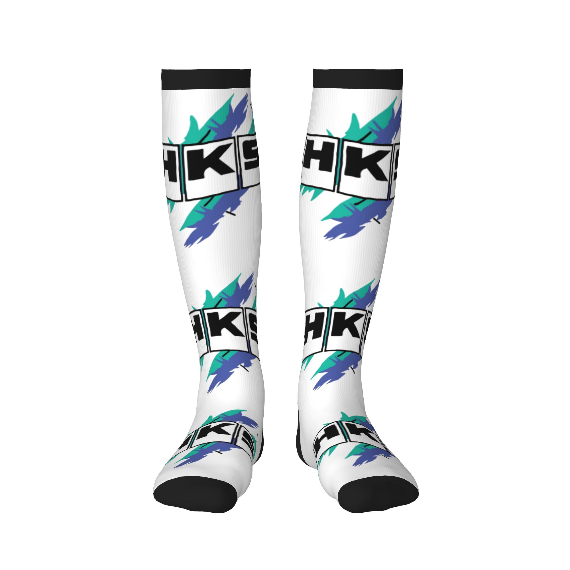 ファッションプリント HKS ヴィンテージロゴソックス男性女 - Women Fashion Logo のレビューと価格