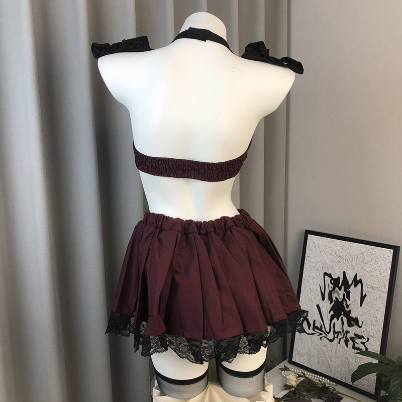 大きいサイズのセクシーなポルノランジェリー、スパイシーな女の - Pleated Skirt Women のレビューと価格