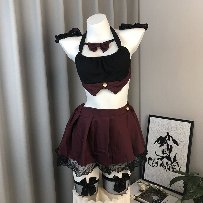 大きいサイズのセクシーなポルノランジェリー、スパイシーな女の - Pleated Skirt Women のレビューと価格