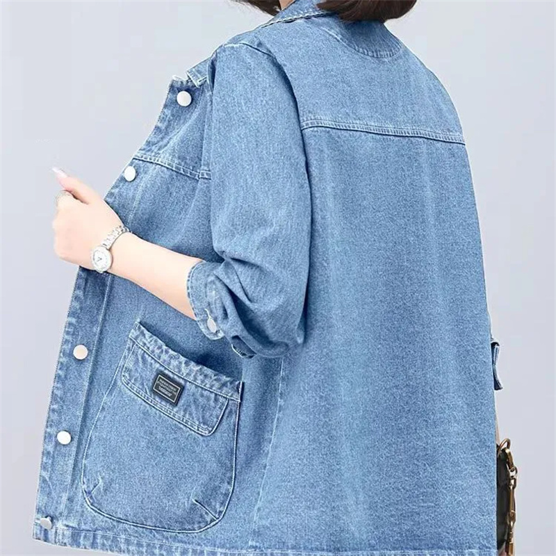 女性デニムコート 2025 新しいカウボーイジャケット女性の - Women'S Fashion Denim Jacket のレビューと価格