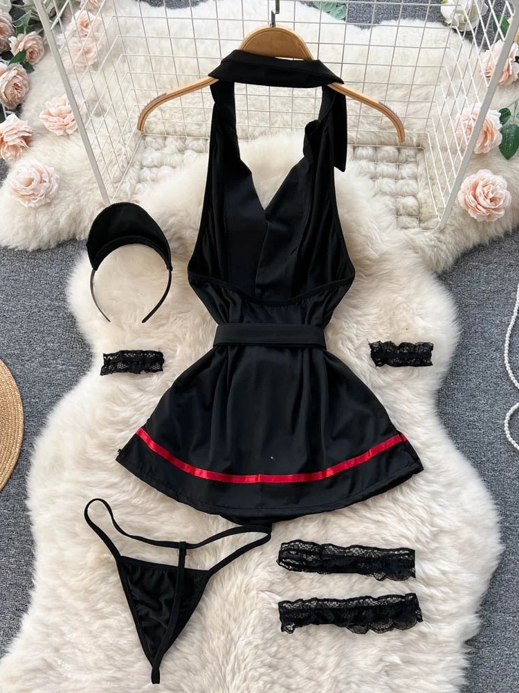 エロティックファッションセクシーなホルターランジェリードレス - Trend Women Fashion のレビューと価格