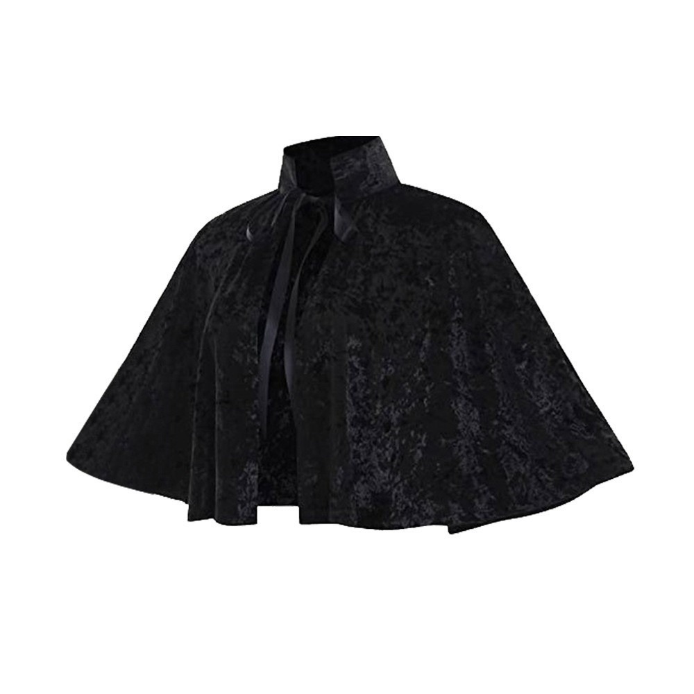 新しいヴィンテージコスプレベルベットケープビクトリア朝カーニ - Women'S Fashion Essentials のレビューと価格