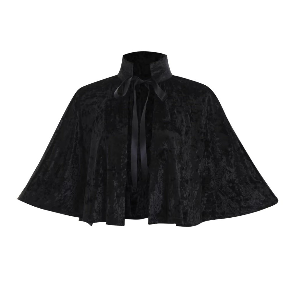 新しいヴィンテージコスプレベルベットケープビクトリア朝カーニ - Women'S Fashion Essentials のレビューと価格