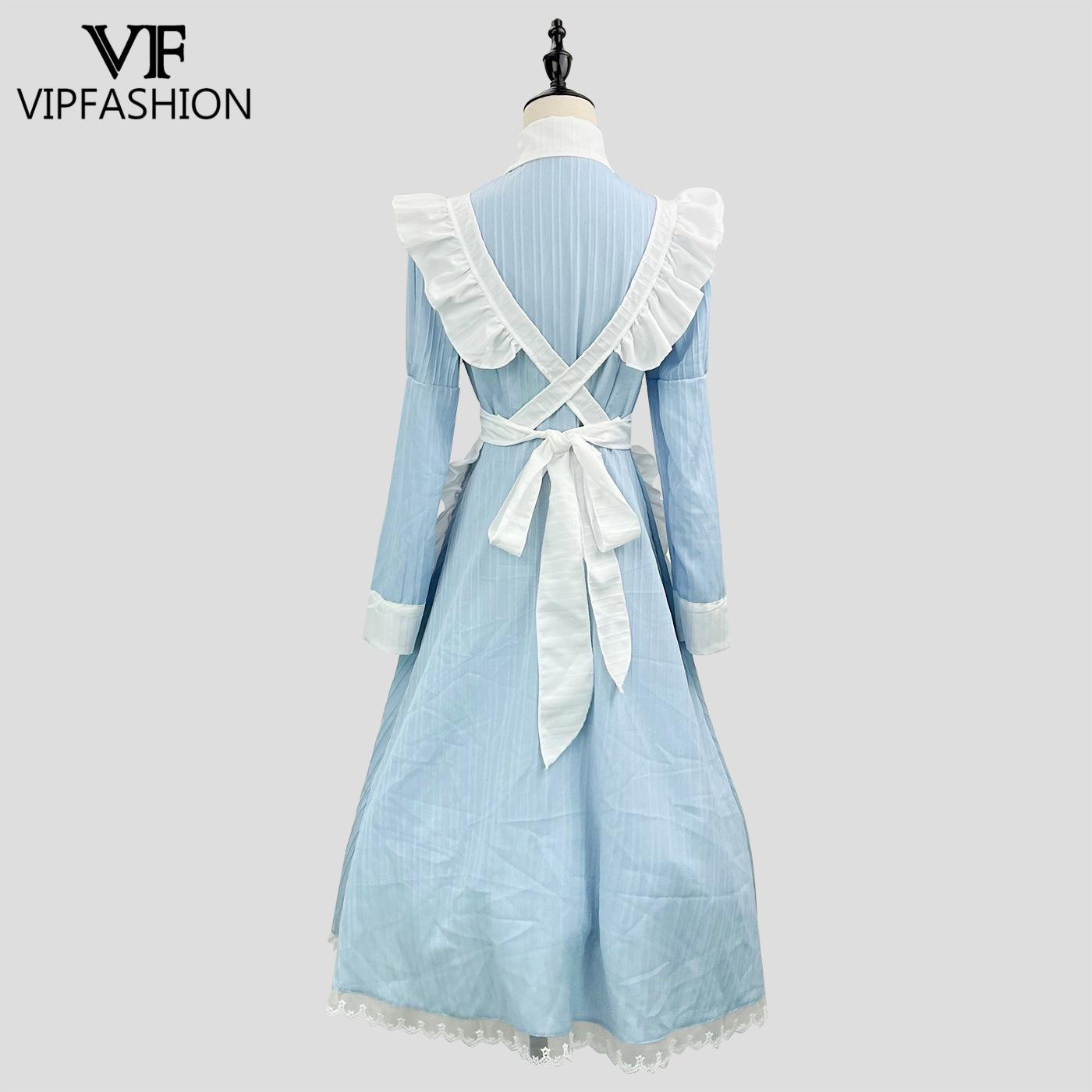 VIP ファッションビクトリア朝のメイドドレスロリータコスプ - Women'S Fashion Korea のレビューと価格