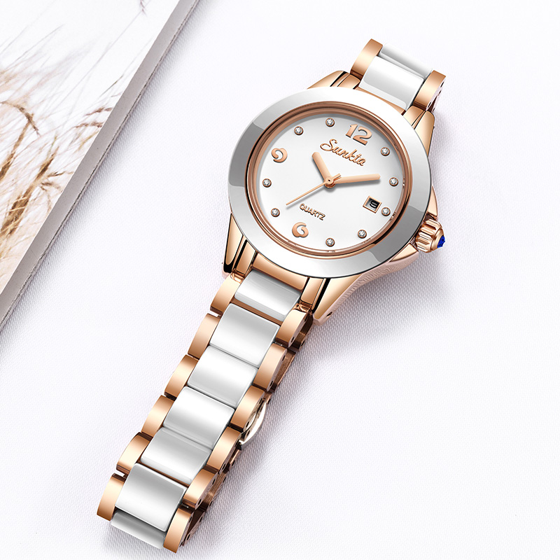 Sunkta ファッションカジュアルクォーツ女性腕時計エレガ - Fashion Women Watch のレビューと価格