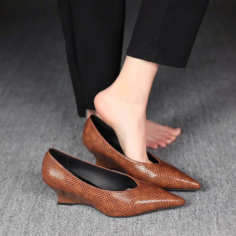 女性用モカシンシューズ ハイヒール ブロックヒール スタイリ - Women'S Fashion Quick Delivery のレビューと価格