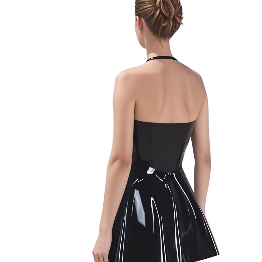 女性のセクシーなドレスプリーツスカートラテックスミニスカート - Pleated Skirt Women のレビューと価格