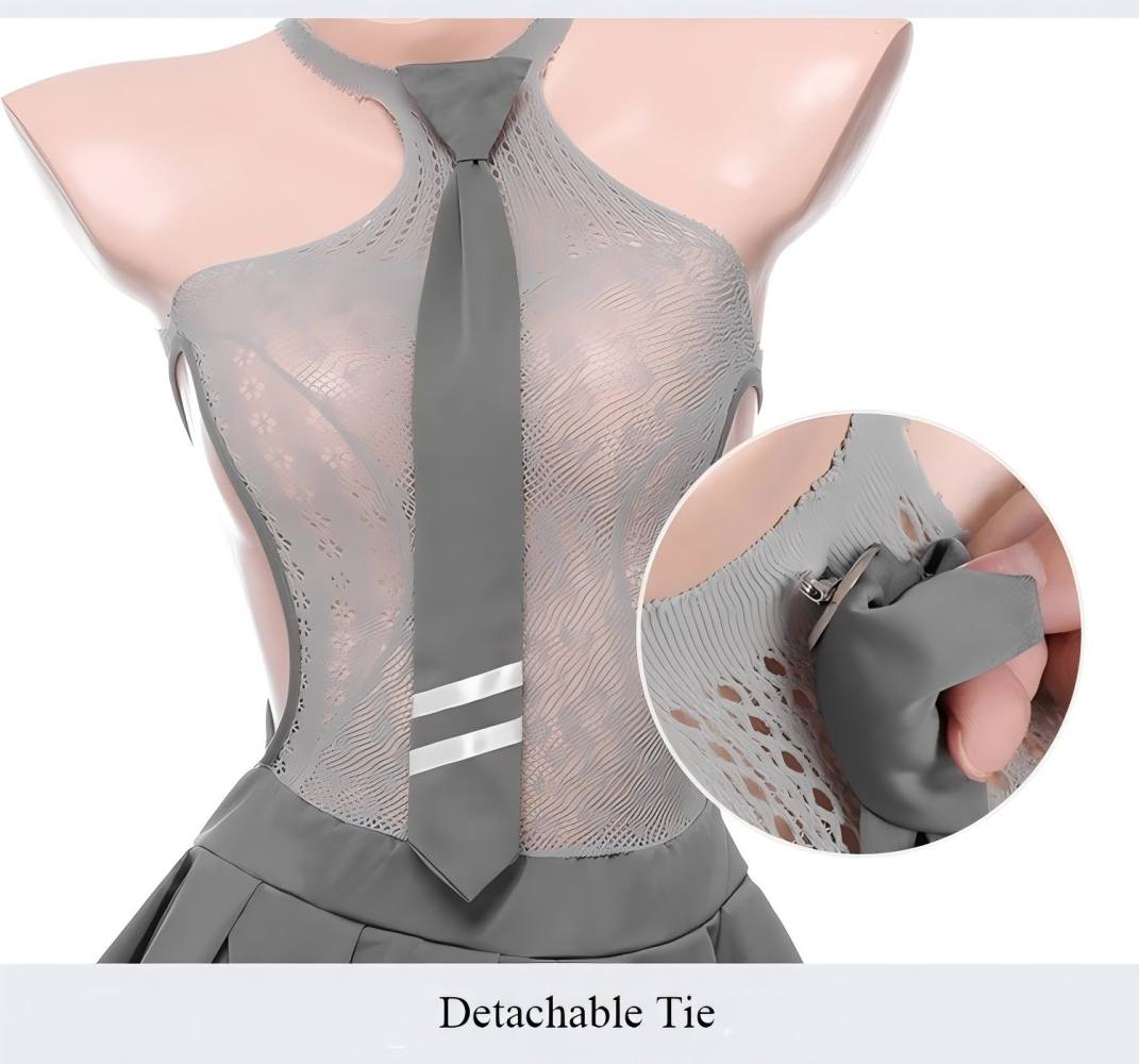セクシーで魅惑的な制服、エキゾチックな女性用セクシーランジェ - Pleated Skirt Women のレビューと価格