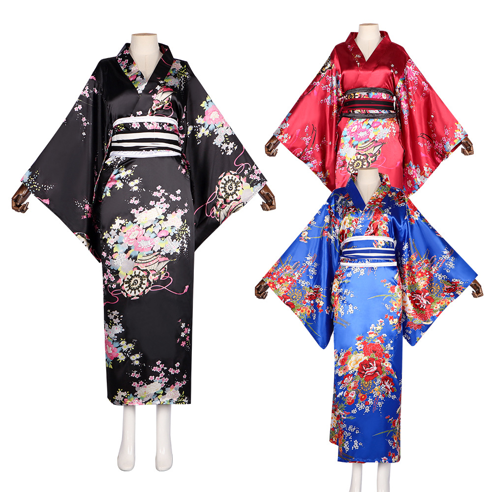 日本の着物バスローブ女性フォーマルドレス伝統的な日本スタイル - Women'S Fashion Korea のレビューと価格