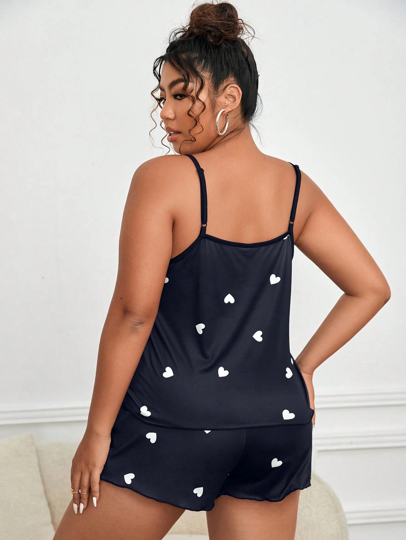 2 ピースパジャマセット女性用パジャマクロップトップ + シ - Trend Women Fashion のレビューと価格