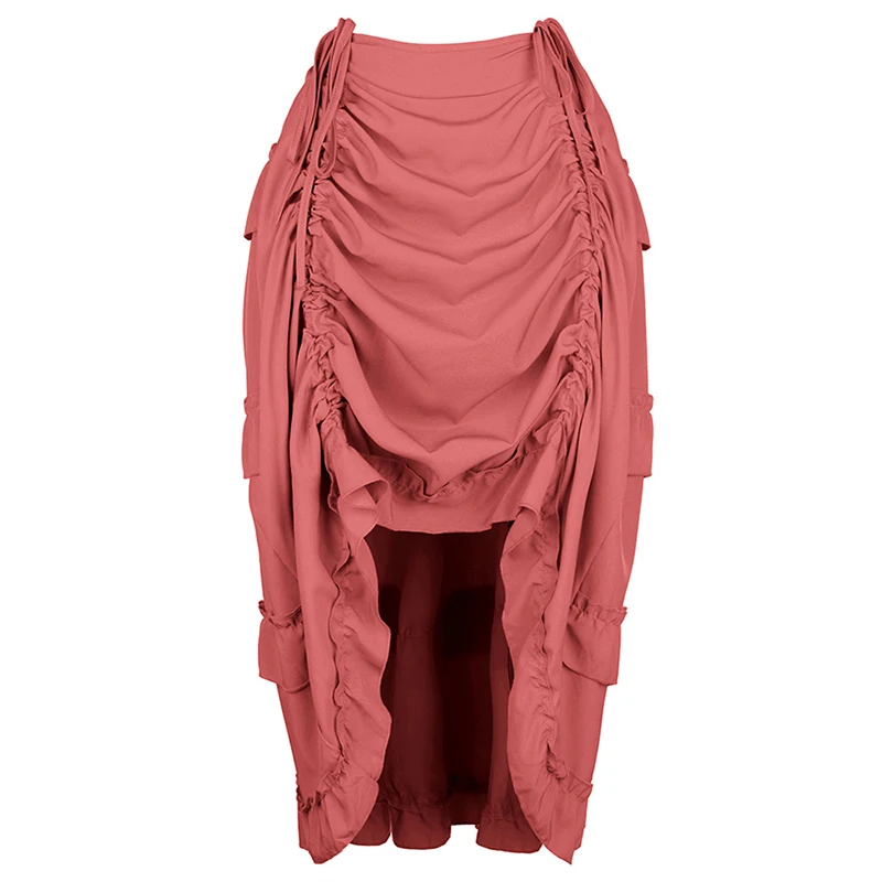 スチームパンクゴシックコルセットとスカート不規則なシャーリン - Pleated Skirt Women のレビューと価格