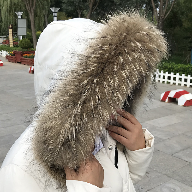 女性用の本物の毛皮の襟,冬用の女性用コートパーカー,アライグ - Women'S Fashion Essentials のレビューと価格