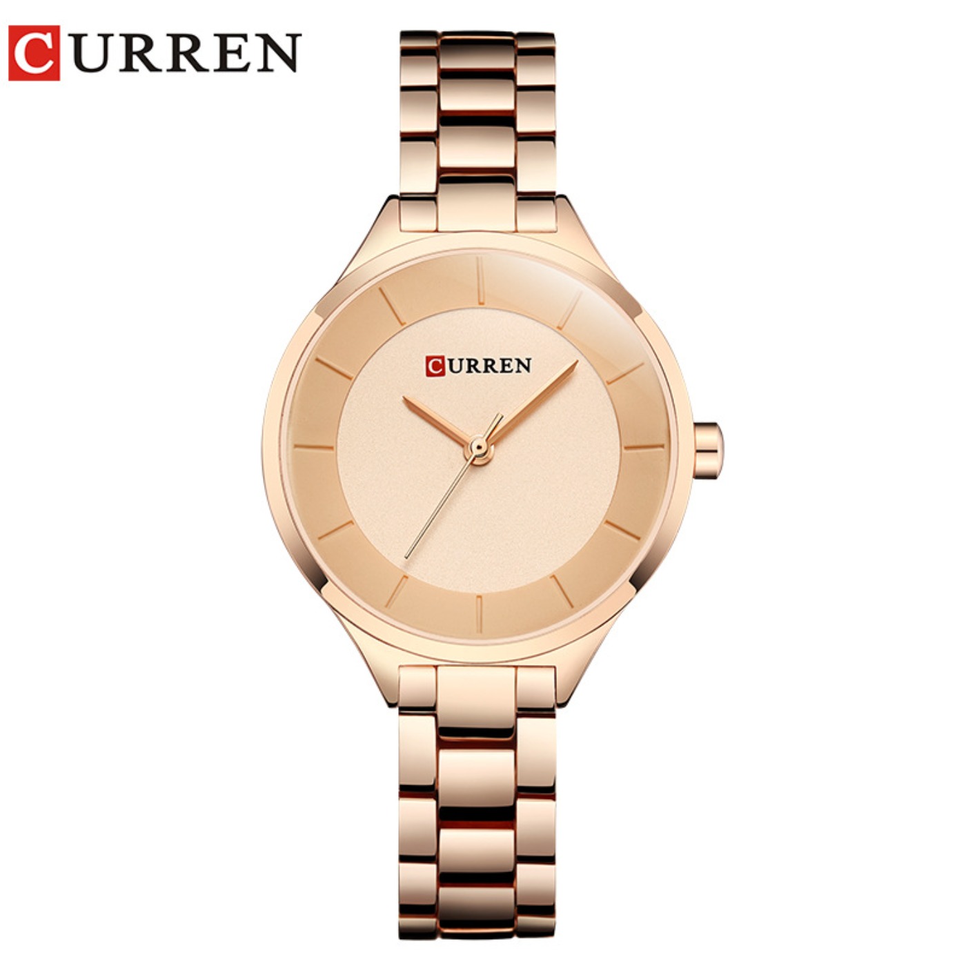 カレン新しいシンプルな女性ブレスレット腕時計ライト贅沢なガー - Fashion Women Watch のレビューと価格