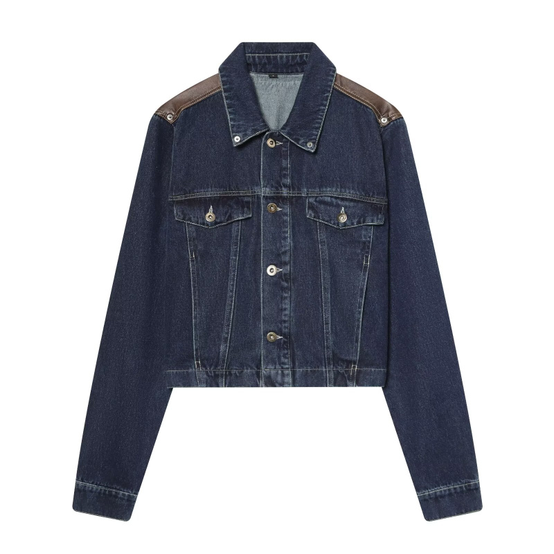 ETJ レディースデニムジャケット＆ジーンズセット クロップ - Women'S Fashion Denim Jacket のレビューと価格