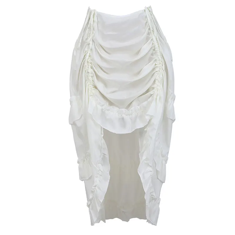 スチームパンク女性用スカート ゴシック風イレギュラーシャーリ - Pleated Skirt Women のレビューと価格