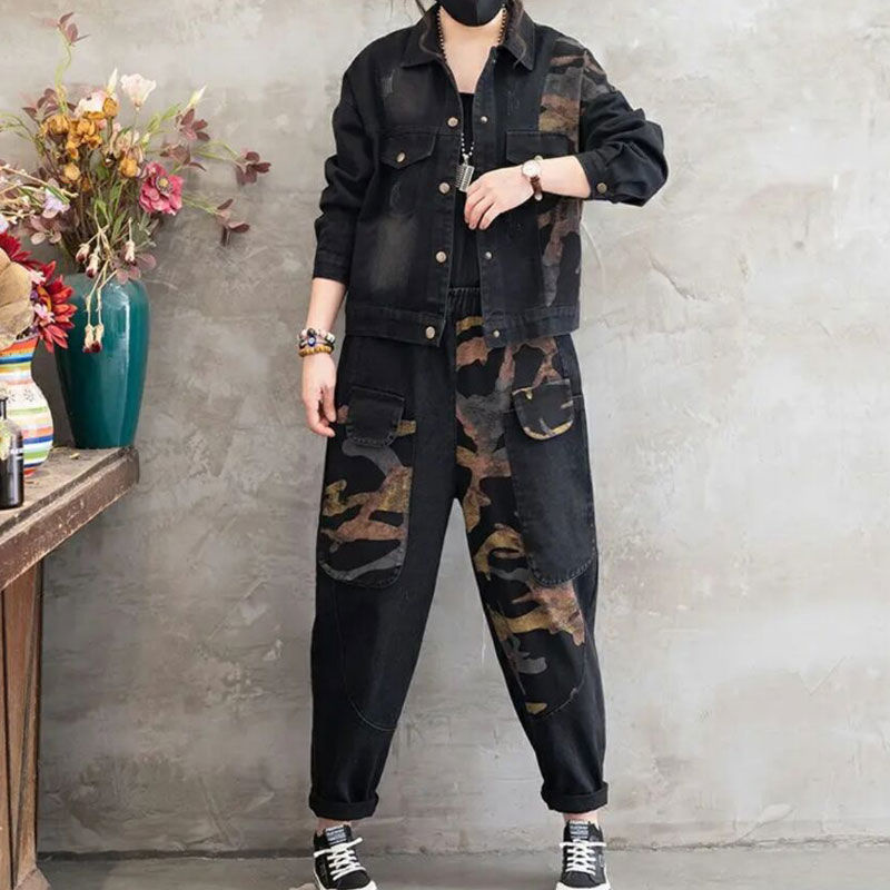 2025 秋のデニムジャケットスーツチェック柄ストライプシャ - Women'S Fashion Denim Jacket のレビューと価格