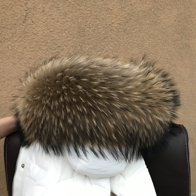 ファーカラー,冬の毛皮のコート,女性用,冬用の天然アライグマ - Women'S Fashion Essentials のレビューと価格