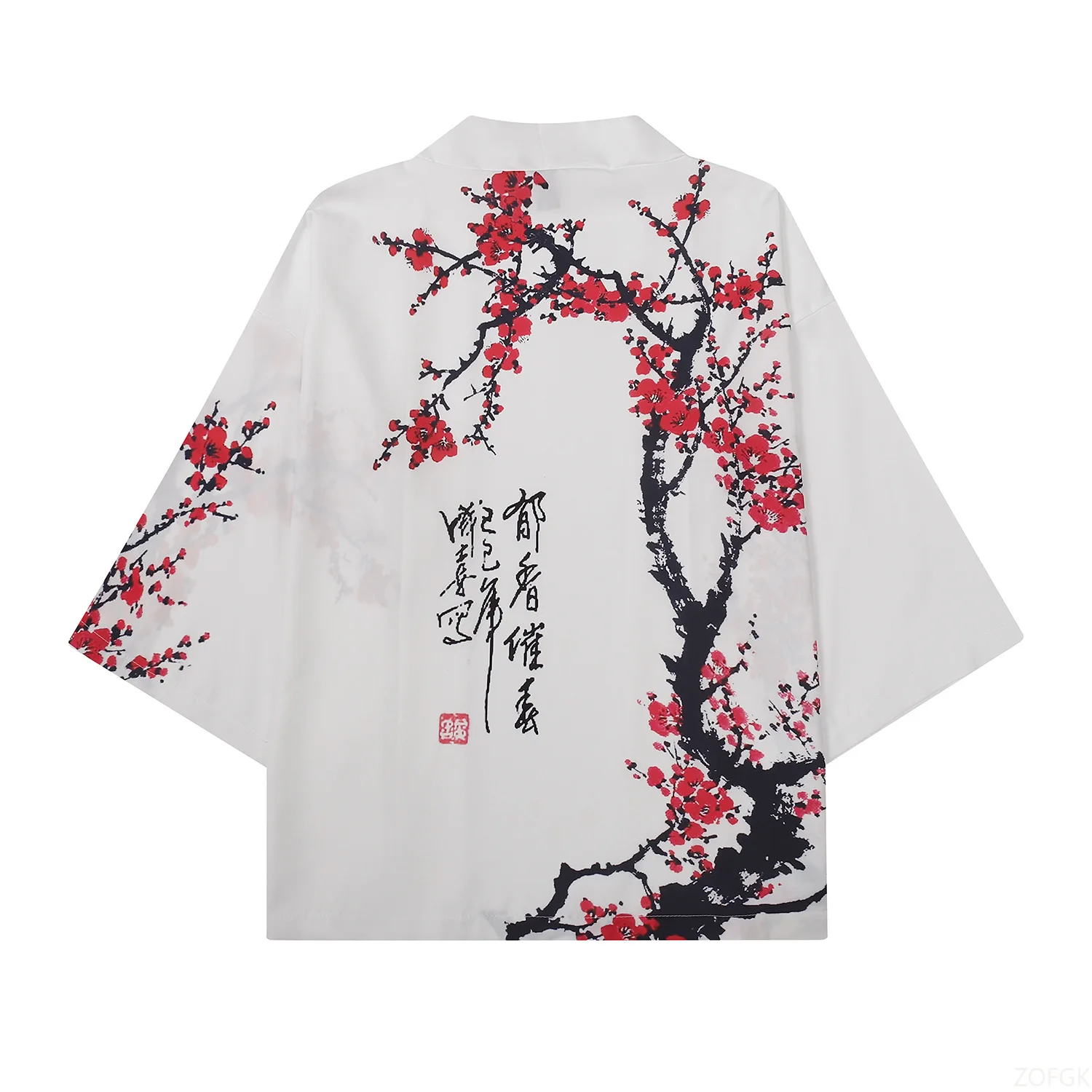夏の女性のフラワープリント着物男性ファッションビーチアロハシ - Women'S Fashion Essentials のレビューと価格