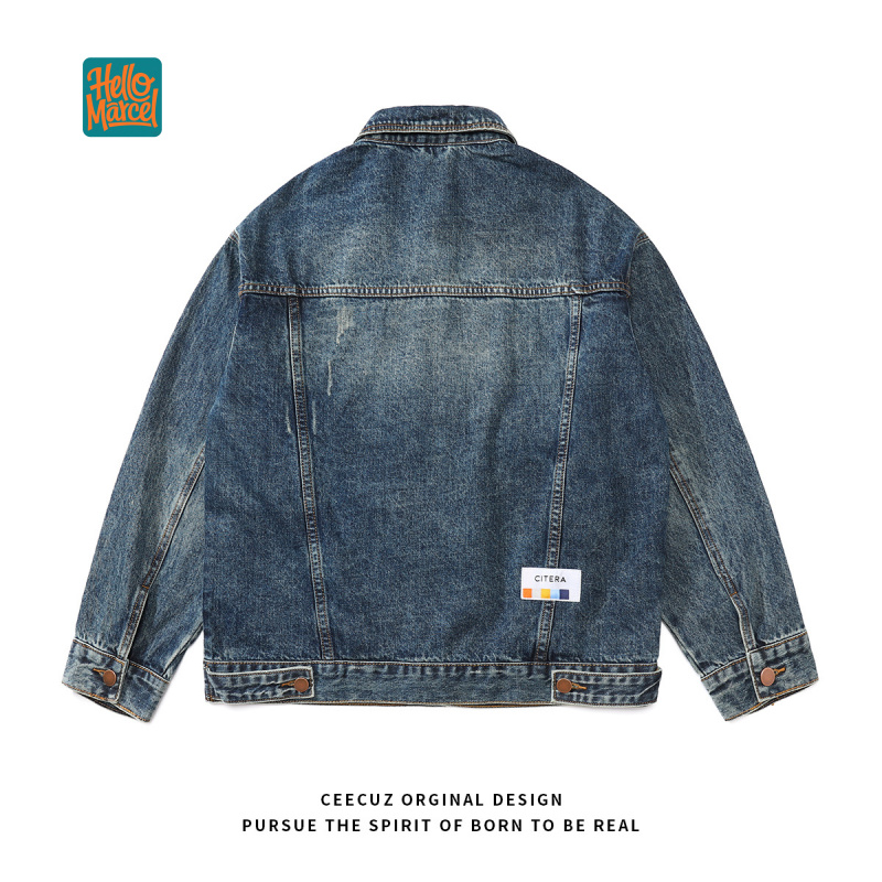 HELLOMARCEL EU USサイズ 高級ジーンズジャケ - Women'S Fashion Denim Jacket のレビューと価格
