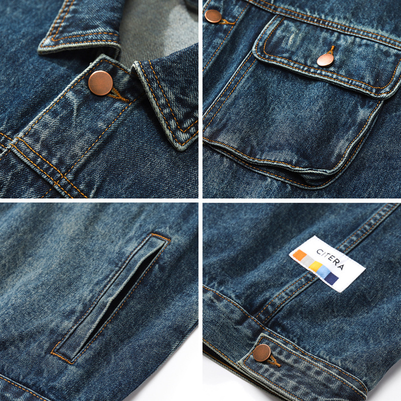 HELLOMARCEL EU USサイズ 高級ジーンズジャケ - Women'S Fashion Denim Jacket のレビューと価格